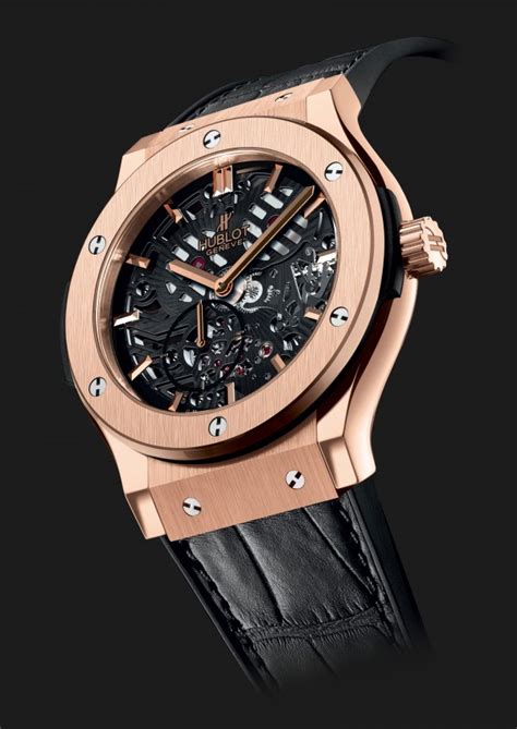 skeleton watch hublot|watch with visible movement.